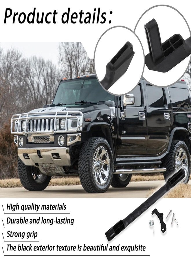 XTPTFABS 15135441 Rear Tailgate Handle Repair Kit Compatible withHummer H2 SUV 2003 2004 2005 2006 2007 2008 2009(Black Rear Liftgate Latch Handle Repair Kit) - Image 4